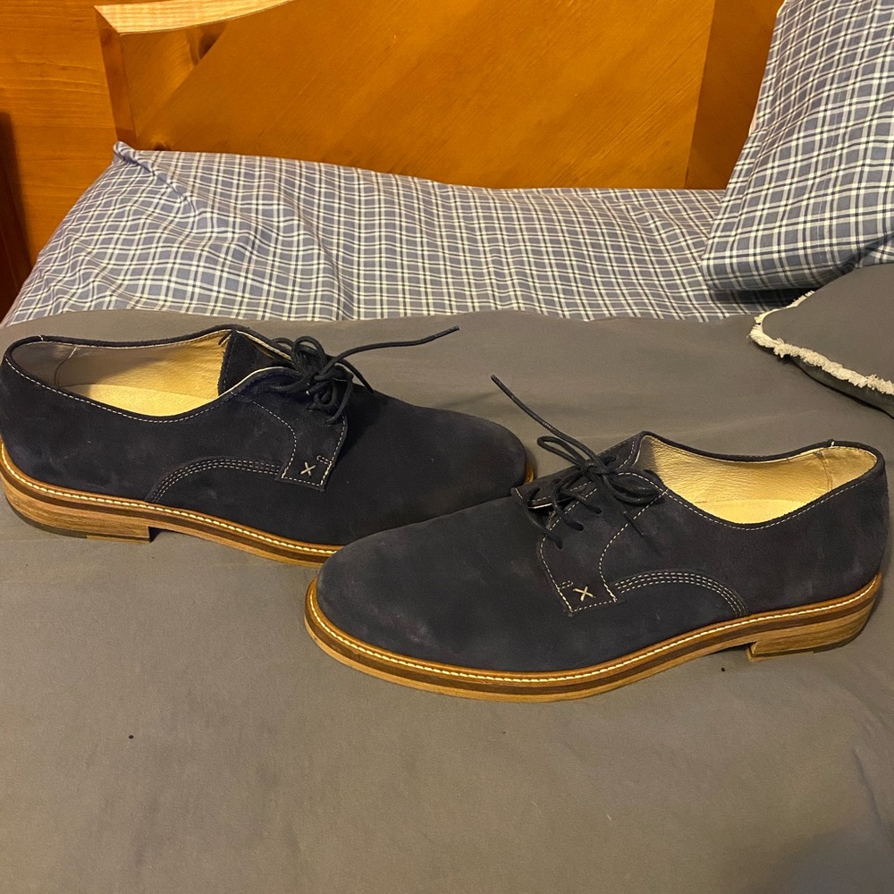 Navy blue wolverine dress shoes size 11.5